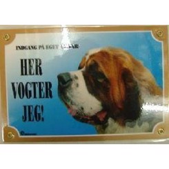 ST.BERNHARDSHUND VOGTER SKILT
