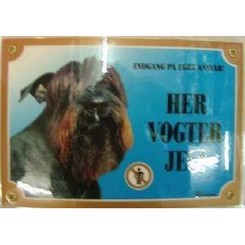 SCHNAUZER HER VOGTER JEG SKILT