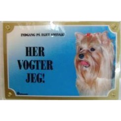 YORKSHIRE TERRIER VOGTER SKILT