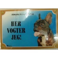 FR.BULLDOG VOGTER JEG SKILT