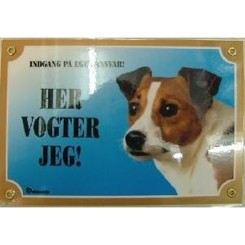 JACK RUSSELL VOGTER JEG SKILT