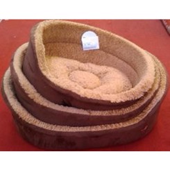 Pet bed brun 21�