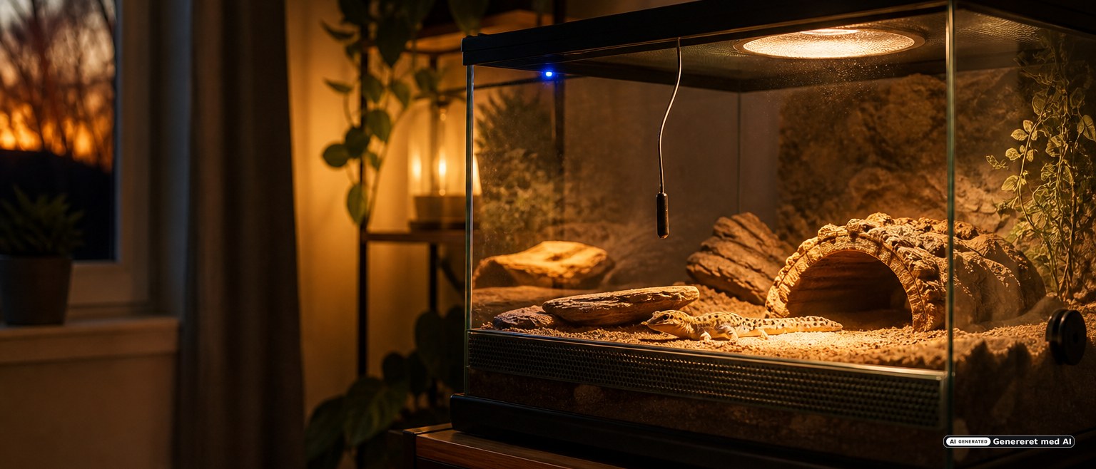 terrarium heat lamp thermometer gradient