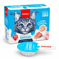 Wanpy Cat Creamy Spoon Salmon 160g (10×16g)