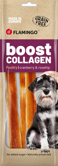 Flamingo Boost Collagen Strips med kylling 60 g