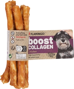 Flamingo Boost Collagen Sticks kylling 12,5 cm 5 stk