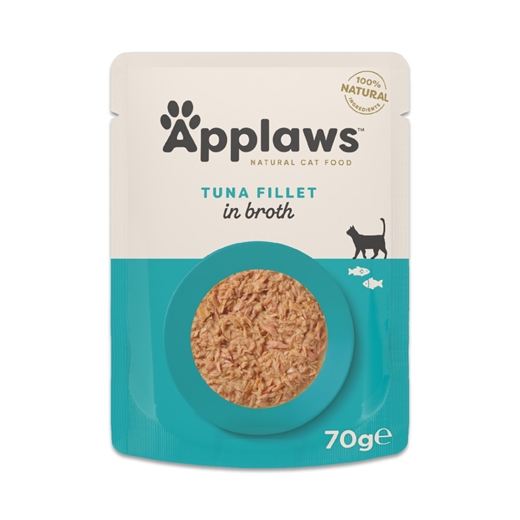 Applaws Tun i bouillon 70g Pose til Kat