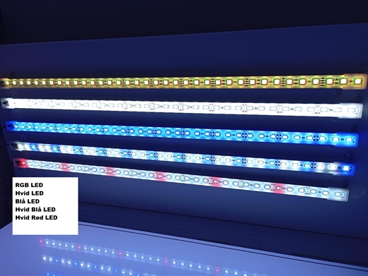 LED lys alubar 67 cm Hvid Rød 13W 6000 Kelvin - Aqualight