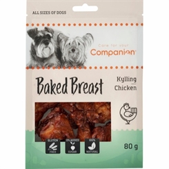Chicken breast - 80g - Companion - godbid til hunde
