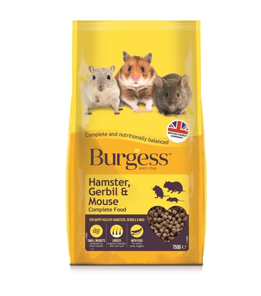 Burgess hamster, mus , gerbil piller 