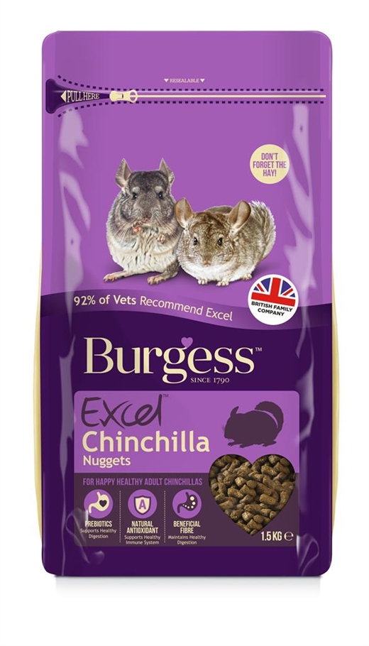 Burgess Chinchilla nuggets 1,5 kg