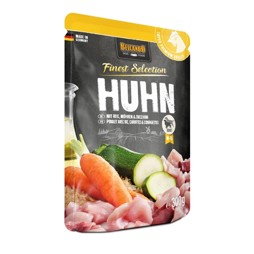 Belcando Finest Selection Chicken with Rice - Carrots & Courgettes - pose kylling med ris 300g