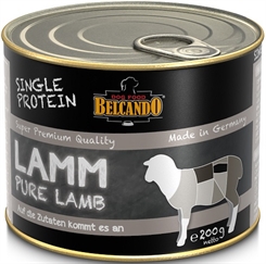 Belcando dåse Lam 200 gram - vådfoder til hund