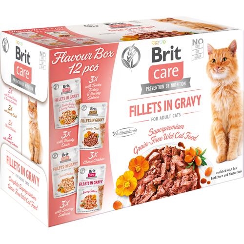 Brit kattemad - Care Cat Flavour box Fillet in Gravy