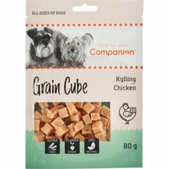 Chicken grain cube - 80g - Companion - godbid til hunde