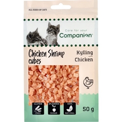 Chicken shrimp cubes - Companion 50g - godbid til katte