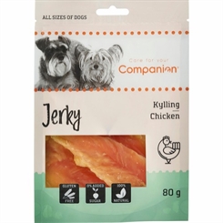 Chicken jerky - 80g - Companion - godbid til hunde