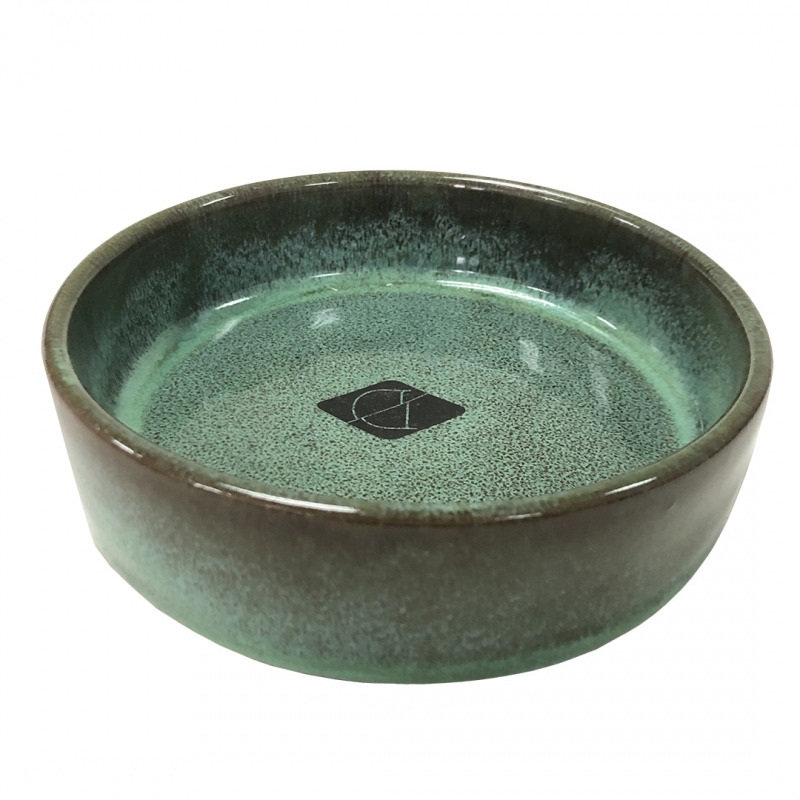 Cat bowl Green 13,5cm - vandskål til katte