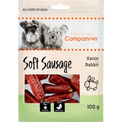 Dry sausage rabbit - 100g - Companion - godbid til hunde