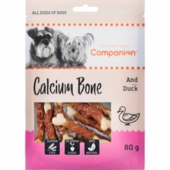 Duck calcium bone - 80g - Companion - godbid til hunde