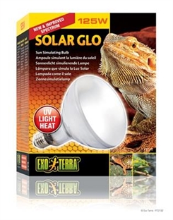 Exo Terra Solar Glo UV-pære - 125 Watt
