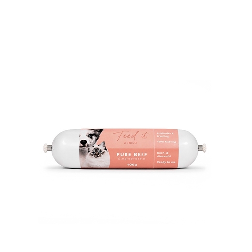 Feedit & Treat Pure Beef 100g - Pølse