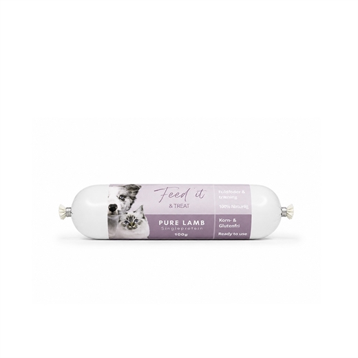 Feedit & Treat Pure Lamb 100g - Pølse