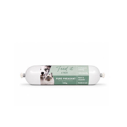Feedit & Treat Pure Pheasant 100g - Pølse