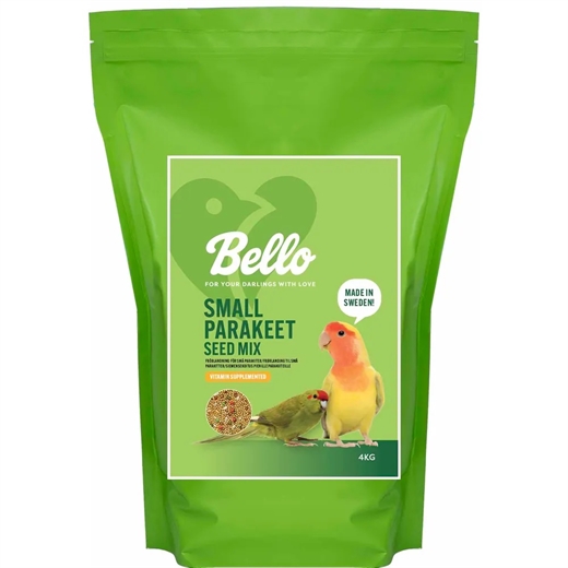 Frøblanding til små parakitter 4kg - Bello