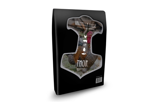 Valhalla Fresh Thor 400g - Kylling/Gris/Æg/Laks - Med 52% kød