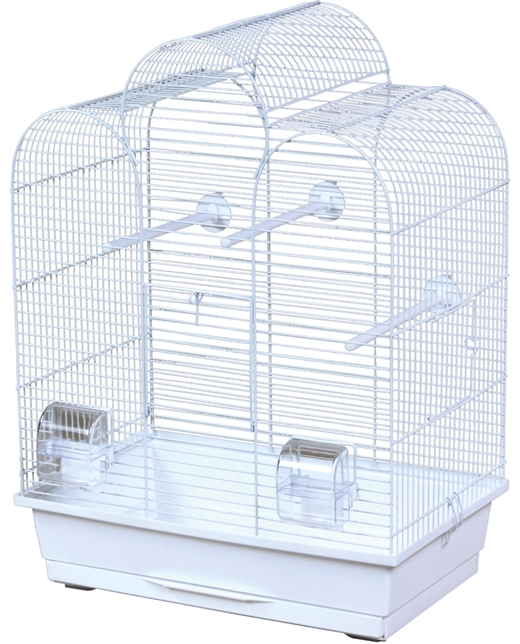 Fuglebur Dara hvid - LBH45x28x61,5cm