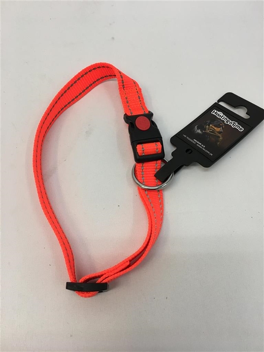 HuntingTime - Halsbånd orange - 20-35cm 