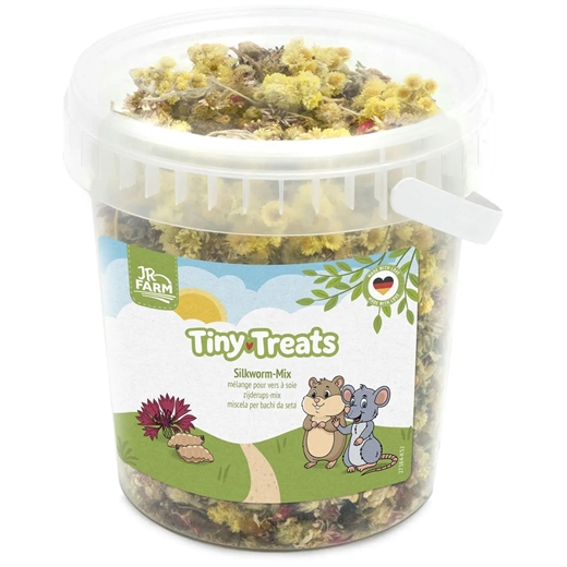 JR Farm Tiny Treats Silkeorm Mix 100g gnaver godbidder