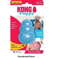 Kong puppy - hvalp lille - Assorterede farver