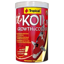 Koi growth & colour pillet S - 1000ml 320g - Tropical 