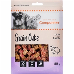 Lam grain cube - 80g - Companion - godbid til hunde