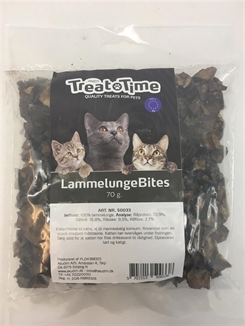 Lammelunge Bites til katte 70 g