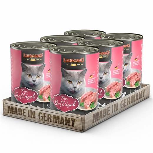 Leonardo Quality Selection Pure Poultry  6x400g kattemad