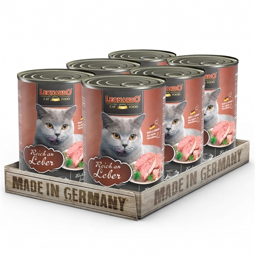 Leonardo Quality Selection Rich in Liver 6x400g kattemad