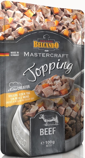 Mastercraft Topping Okse 100 gram - Vådfoder til hund