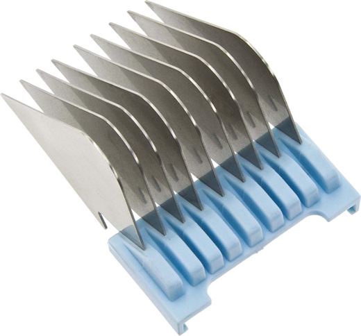 Moser slide-on afstandskam nr 8 25mm til Moser WAHL - LysBlå