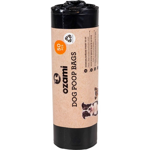 Ozami Hundepose Sort 140x340mm