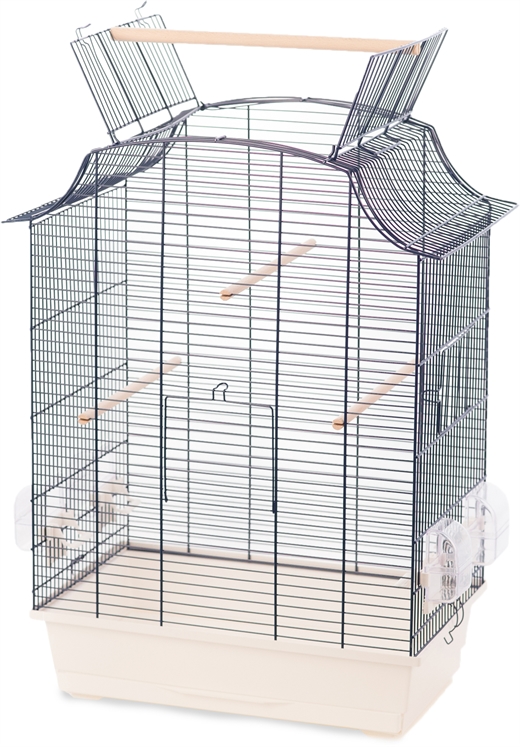 Parakitbur Solor sky House blå hvid - LBH49x31x65cm