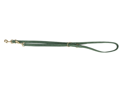 Pure justerbar hundesnor læder M–L 2m 20mm Sage