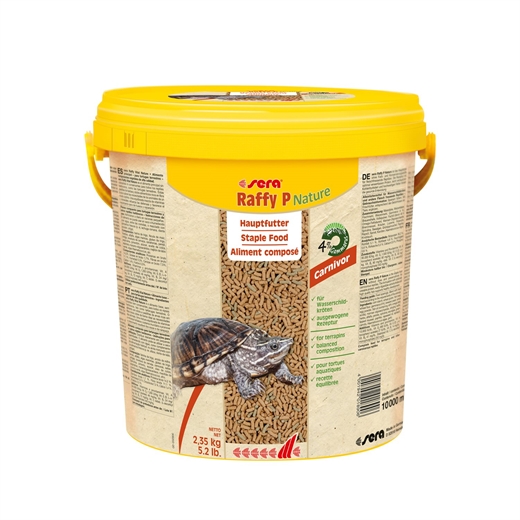 Sera Raffy P nature 10 liter - 2,3kg - Sump skildpadde foder