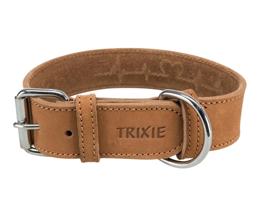 Rustic halsbånd Heartbeat - S-M - 34-40cm 30mm Brun