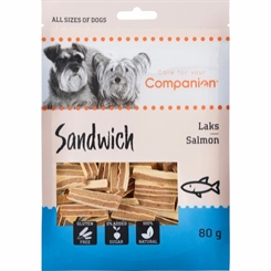 Salmon sandwich - 80g - Companion - godbid til hunde