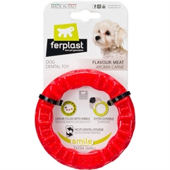 Smile dog ring XS rød  Ø8,5x1,7cm - Ferplast