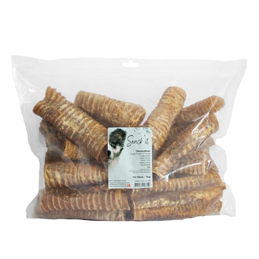 Okseluftrør 12-15cm 1kg - Snack\'it