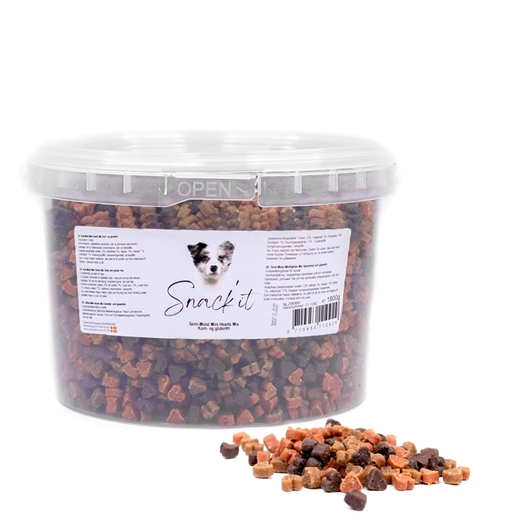 Snack\'it Semi-Moist Mini Hearts Mix 1,8kg